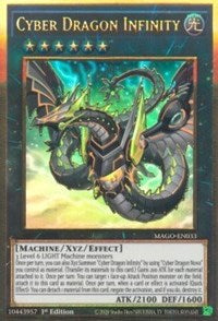 Cyber Dragon Infinity (Alternate Art) [MAGO-EN033] Gold Rare | Dragon's Lair Comics and Fantasy Houston TX