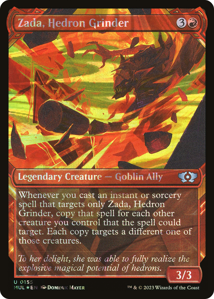 Zada, Hedron Grinder (Halo Foil) [Multiverse Legends] | Dragon's Lair Comics and Fantasy Houston TX