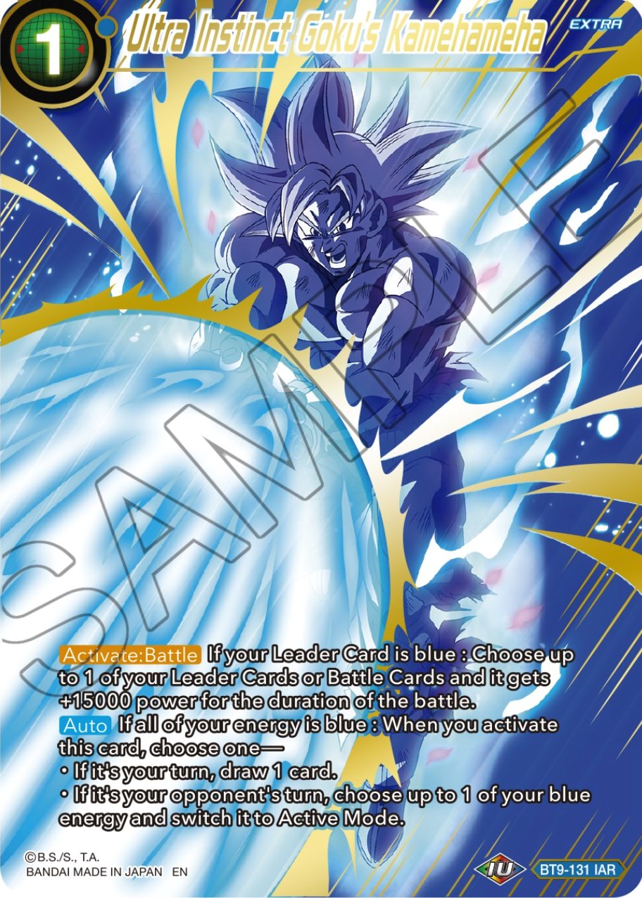 Ultra Instinct Goku's Kamehameha (BT9-131) [Theme Selection: History of Son Goku] | Dragon's Lair Comics and Fantasy Houston TX