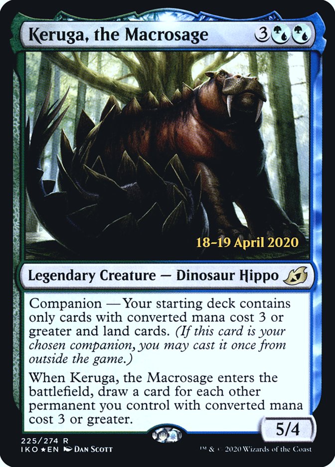 Keruga, the Macrosage [Ikoria: Lair of Behemoths Prerelease Promos] | Dragon's Lair Comics and Fantasy Houston TX