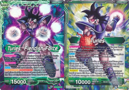 Turles // Turles, Fiendish Force (BT12-056) [Vicious Rejuvenation] | Dragon's Lair Comics and Fantasy Houston TX