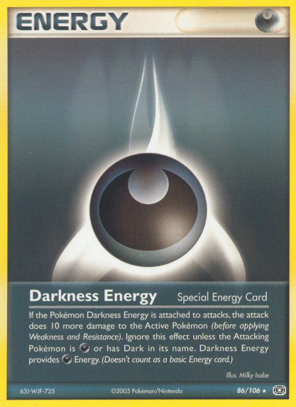 Darkness Energy (86/106) [EX: Emerald] | Dragon's Lair Comics and Fantasy Houston TX