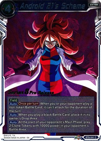 Android 21's Scheme (BT8-041_PR) [Malicious Machinations Prerelease Promos] | Dragon's Lair Comics and Fantasy Houston TX