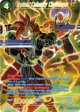 Tapion, Calamity Challenger (SPR) (BT14-050) [Cross Spirits] | Dragon's Lair Comics and Fantasy Houston TX