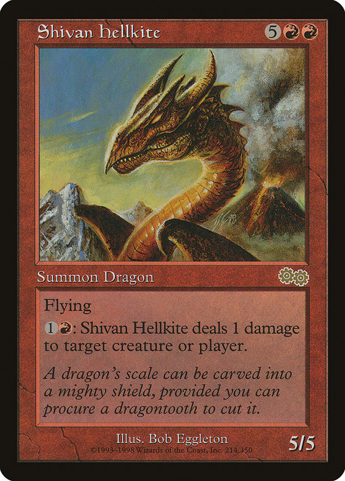 Shivan Hellkite [Urza's Saga] | Dragon's Lair Comics and Fantasy Houston TX