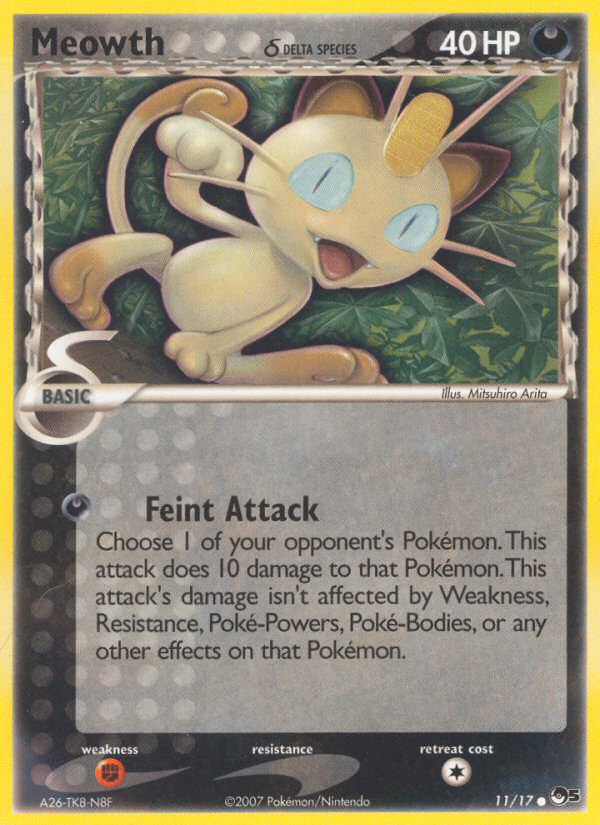 Meowth (11/17) (Delta Species) [POP Series 5] | Dragon's Lair Comics and Fantasy Houston TX