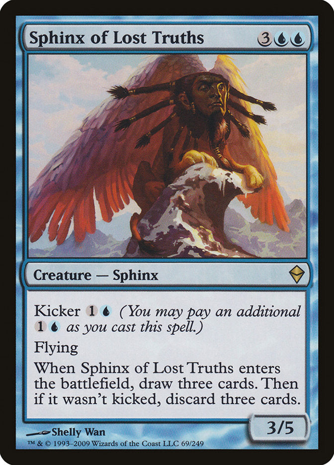 Sphinx of Lost Truths [Zendikar] | Dragon's Lair Comics and Fantasy Houston TX