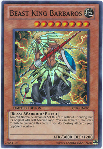 Beast King Barbaros [CT08-EN005] Super Rare | Dragon's Lair Comics and Fantasy Houston TX