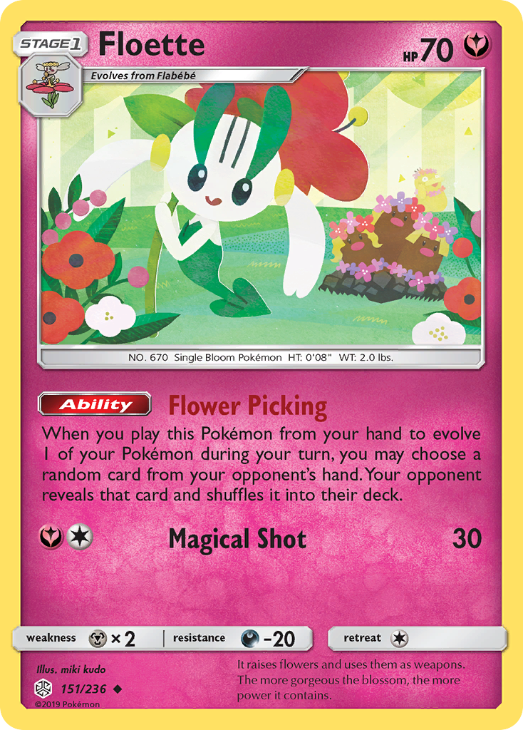 Floette (151/236) [Sun & Moon: Cosmic Eclipse] | Dragon's Lair Comics and Fantasy Houston TX