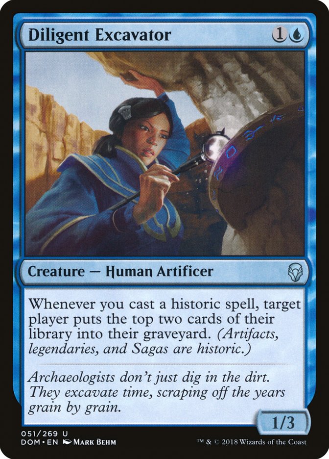 Diligent Excavator [Dominaria] | Dragon's Lair Comics and Fantasy Houston TX