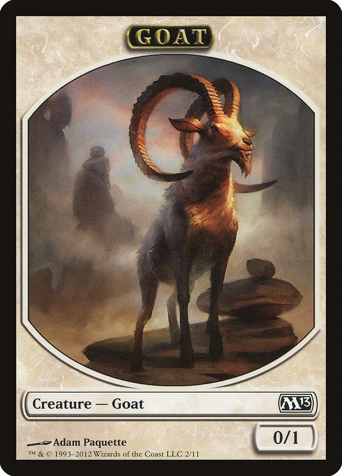 Goat Token [Magic 2013 Tokens] | Dragon's Lair Comics and Fantasy Houston TX