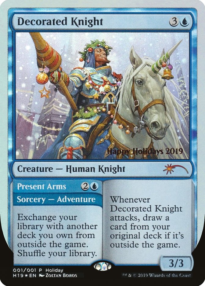 Decorated Knight // Present Arms [Happy Holidays] | Dragon's Lair Comics and Fantasy Houston TX