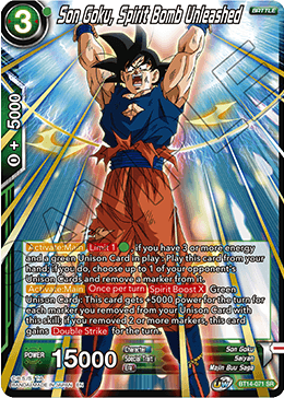 Son Goku, Spirit Bomb Unleashed (BT14-071) [Cross Spirits] | Dragon's Lair Comics and Fantasy Houston TX