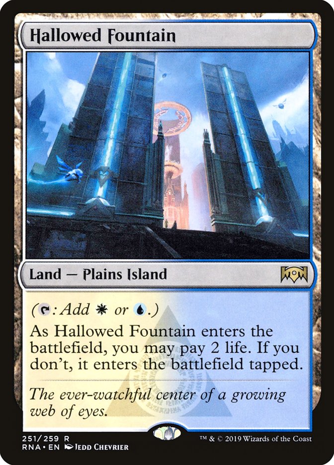 Hallowed Fountain [Ravnica Allegiance] | Dragon's Lair Comics and Fantasy Houston TX