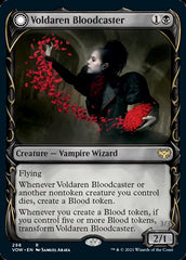 Voldaren Bloodcaster // Bloodbat Summoner (Showcase Fang Frame) [Innistrad: Crimson Vow] | Dragon's Lair Comics and Fantasy Houston TX