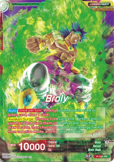 Broly // Broly, Surge of Brutality (Collector's Selection Vol. 1) (P-181) [Promotion Cards] | Dragon's Lair Comics and Fantasy Houston TX