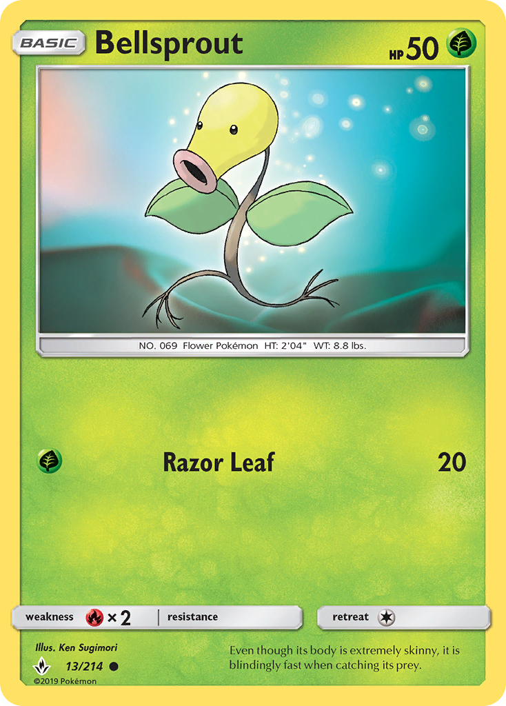 Bellsprout (13/214) [Sun & Moon: Unbroken Bonds] | Dragon's Lair Comics and Fantasy Houston TX