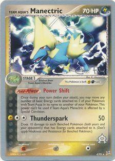 Team Aqua's Manectric (4/95) (Blaziken Tech - Chris Fulop) [World Championships 2004] | Dragon's Lair Comics and Fantasy Houston TX