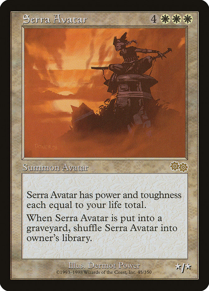 Serra Avatar [Urza's Saga] | Dragon's Lair Comics and Fantasy Houston TX