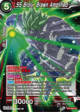 SS Broly, Brawn Amplified (Uncommon) (BT13-024) [Supreme Rivalry] | Dragon's Lair Comics and Fantasy Houston TX