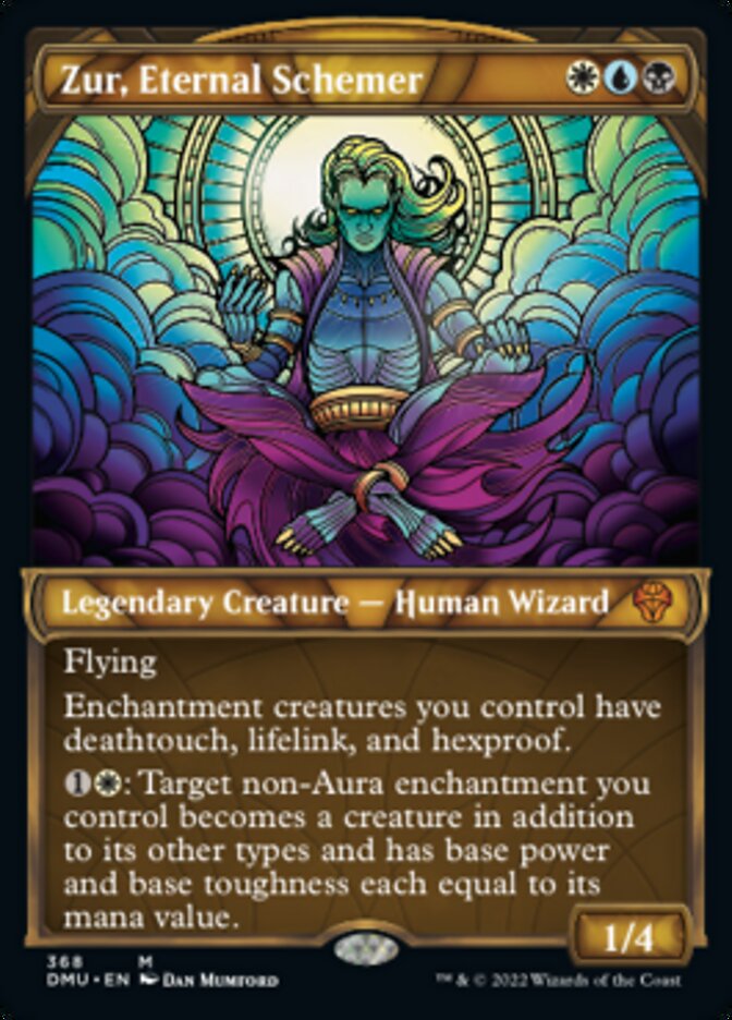 Zur, Eternal Schemer (Showcase Textured) [Dominaria United] | Dragon's Lair Comics and Fantasy Houston TX