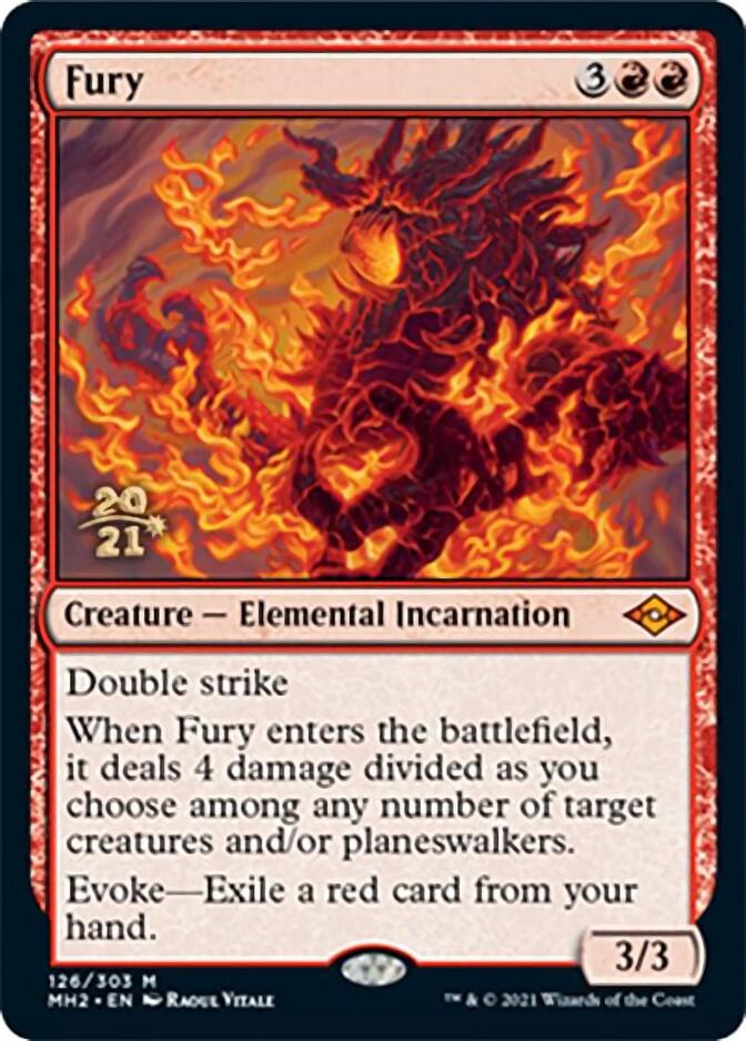 Fury [Modern Horizons 2 Prerelease Promos] | Dragon's Lair Comics and Fantasy Houston TX