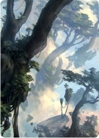 Forest 1 Art Card [Zendikar Rising Art Series] | Dragon's Lair Comics and Fantasy Houston TX