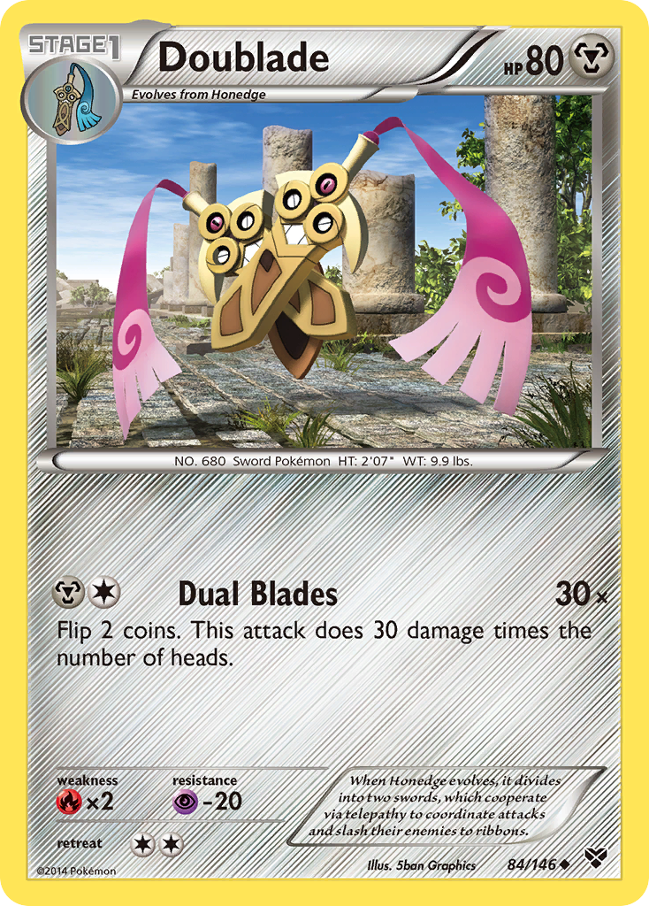 Doublade (84/146) [XY: Base Set] | Dragon's Lair Comics and Fantasy Houston TX