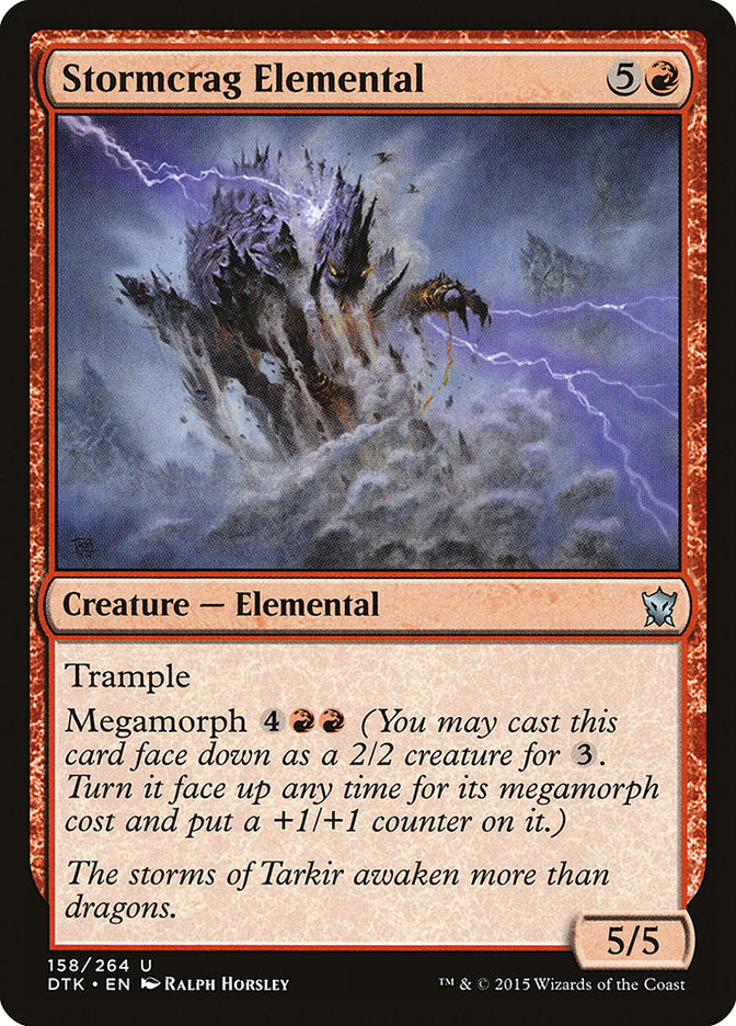 Stormcrag Elemental [Dragons of Tarkir] | Dragon's Lair Comics and Fantasy Houston TX