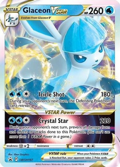 Glaceon VSTAR (SWSH197) [Sword & Shield: Black Star Promos] | Dragon's Lair Comics and Fantasy Houston TX