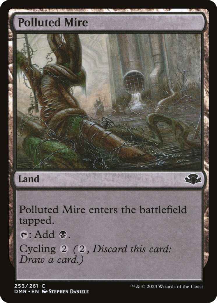 Polluted Mire [Dominaria Remastered] | Dragon's Lair Comics and Fantasy Houston TX