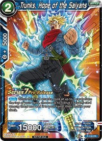 Trunks, Hope of the Saiyans (Alt Art) (P-135) [Assault of the Saiyans Prerelease Promos] | Dragon's Lair Comics and Fantasy Houston TX