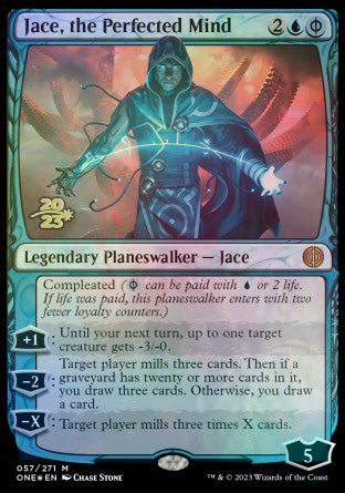 Jace, the Perfected Mind [Phyrexia: All Will Be One Prerelease Promos] | Dragon's Lair Comics and Fantasy Houston TX