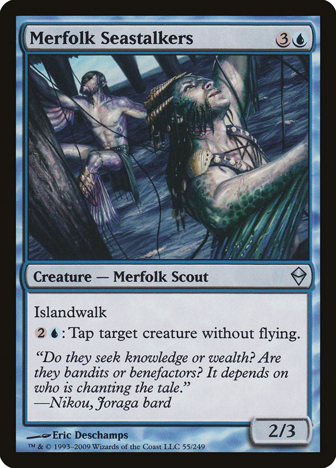 Merfolk Seastalkers [Zendikar] | Dragon's Lair Comics and Fantasy Houston TX