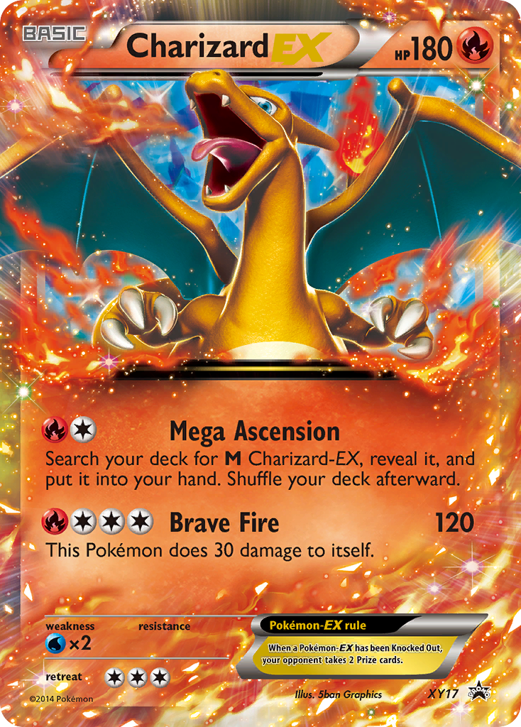 Charizard EX (XY17) [XY: Black Star Promos] | Dragon's Lair Comics and Fantasy Houston TX