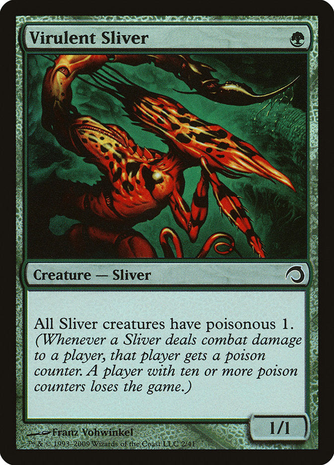 Virulent Sliver [Premium Deck Series: Slivers] | Dragon's Lair Comics and Fantasy Houston TX