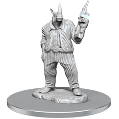 Wizkids Magic the Gathering Unpainted Miniatures: Freelance Muscle and Rhox Pummeler | Dragon's Lair Comics and Fantasy Houston TX