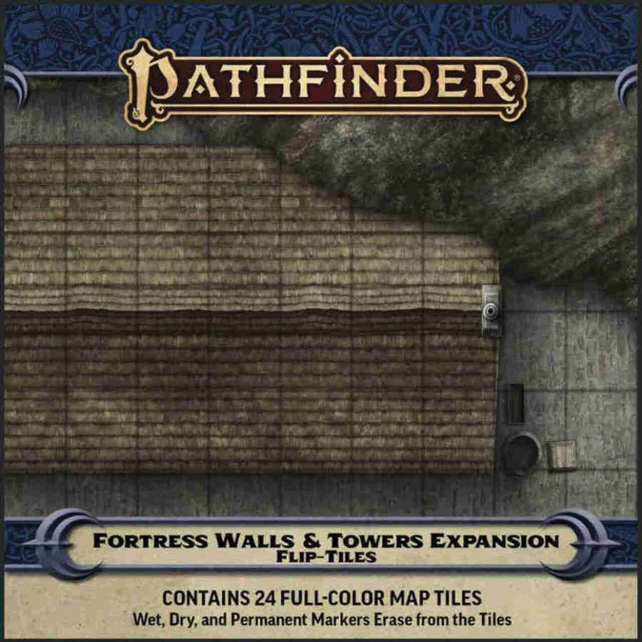 Pathfinder RPG Flip-Tiles: Fortress Walls and Towers Expansion | Dragon's Lair Comics and Fantasy Houston TX