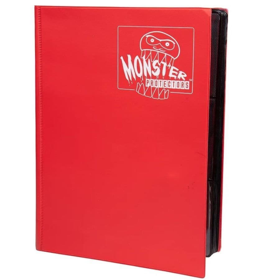 Monster Binder 9-Pocket Matte Red | Dragon's Lair Comics and Fantasy Houston TX