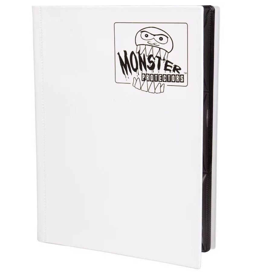 Monster Binder 9-Pocket Matte White | Dragon's Lair Comics and Fantasy Houston TX