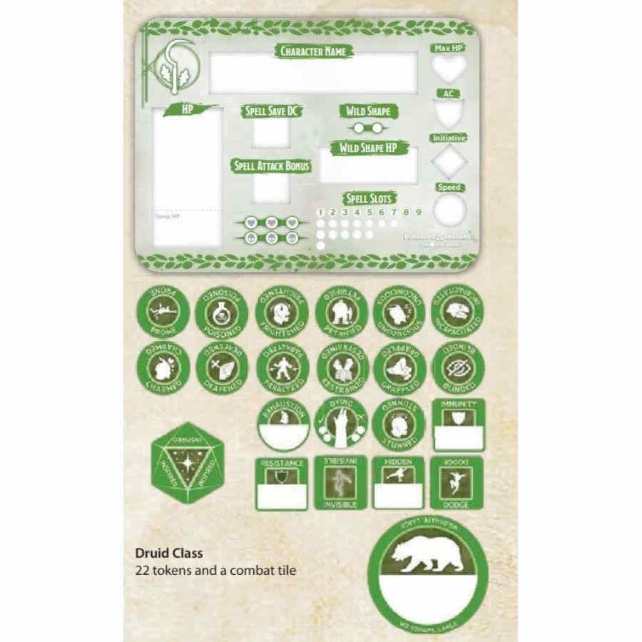 Dungeons and Dragons Druid Token Set | Dragon's Lair Comics and Fantasy Houston TX