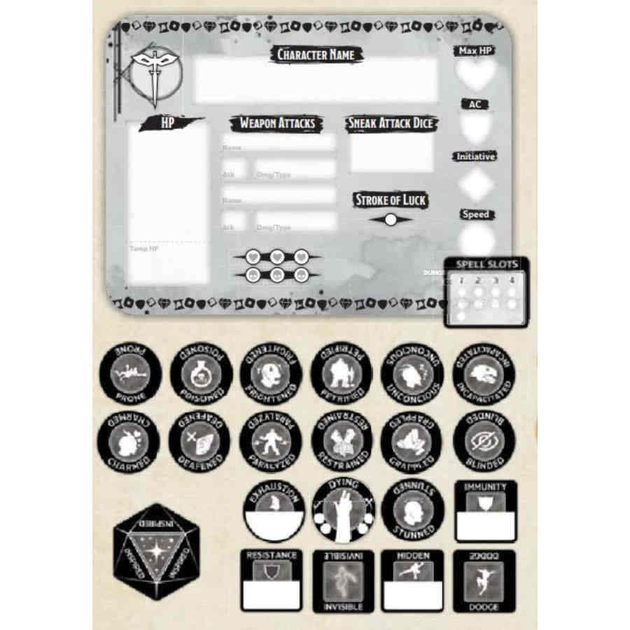 Dungeons and Dragons Rogue Token Set | Dragon's Lair Comics and Fantasy Houston TX