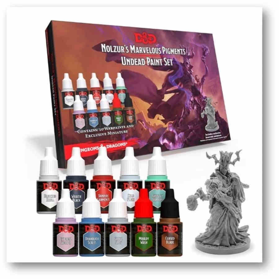 Wizkids Dungeons & Dragons Nolzur`s Marvelous Pigments: Undead Paint Set | Dragon's Lair Comics and Fantasy Houston TX