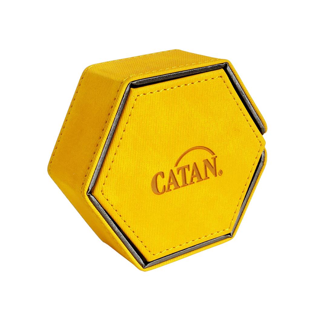 Catan Hexatower Game Accessory - Yellow | Dragon's Lair Comics and Fantasy Houston TX