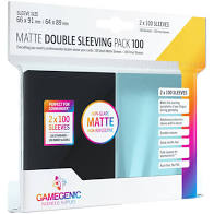 Gamegenic Matte Double Sleeving Pack 100ct | Dragon's Lair Comics and Fantasy Houston TX