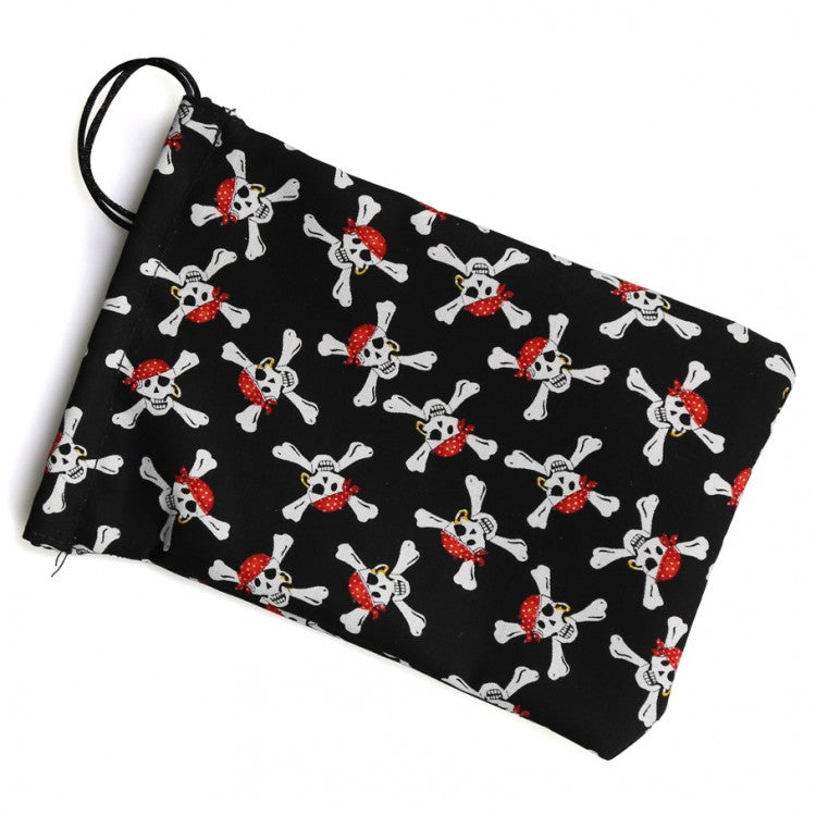 Galant Hand Gamers Gear Dice Bag: Pirate Crossbones | Dragon's Lair Comics and Fantasy Houston TX