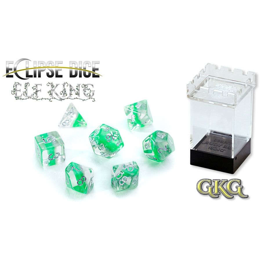 Eclipse Dice: Elf King Poly 7 Set | Dragon's Lair Comics and Fantasy Houston TX