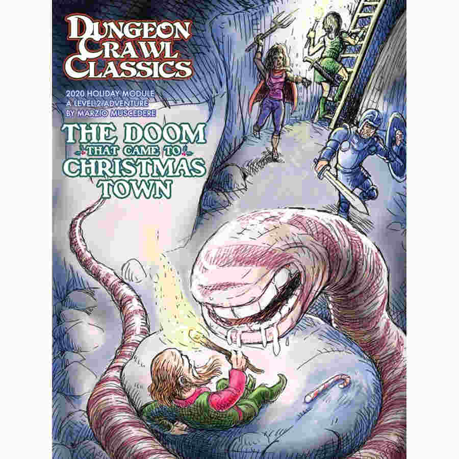 Dungeon Crawl Classics 2020 Holiday Dungeon Module: The Doom that Came to Christmas | Dragon's Lair Comics and Fantasy Houston TX