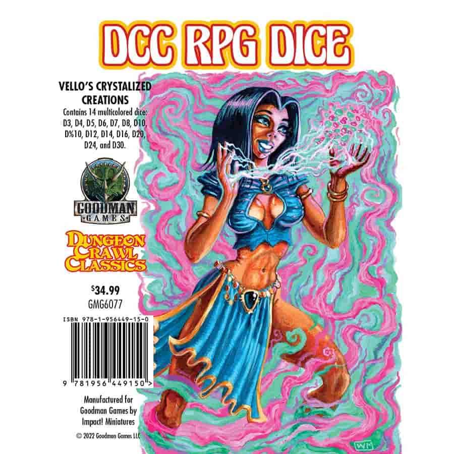 Dungeon Crawl Classic: Vello's Crystallized Creations Dice Poly Set | Dragon's Lair Comics and Fantasy Houston TX