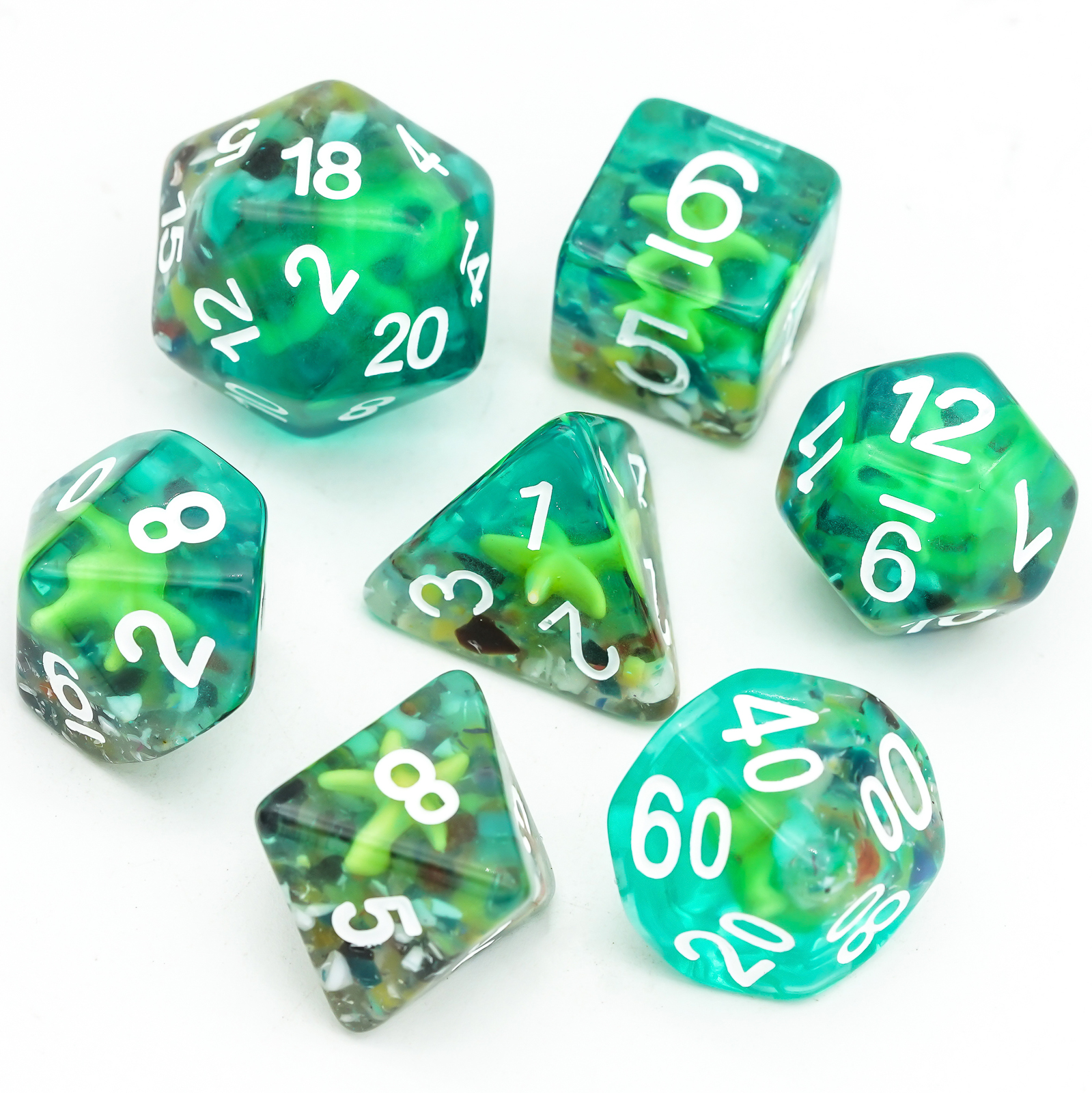 Foam Brain Starfish Tank RPG Dice Set | Dragon's Lair Comics and Fantasy Houston TX